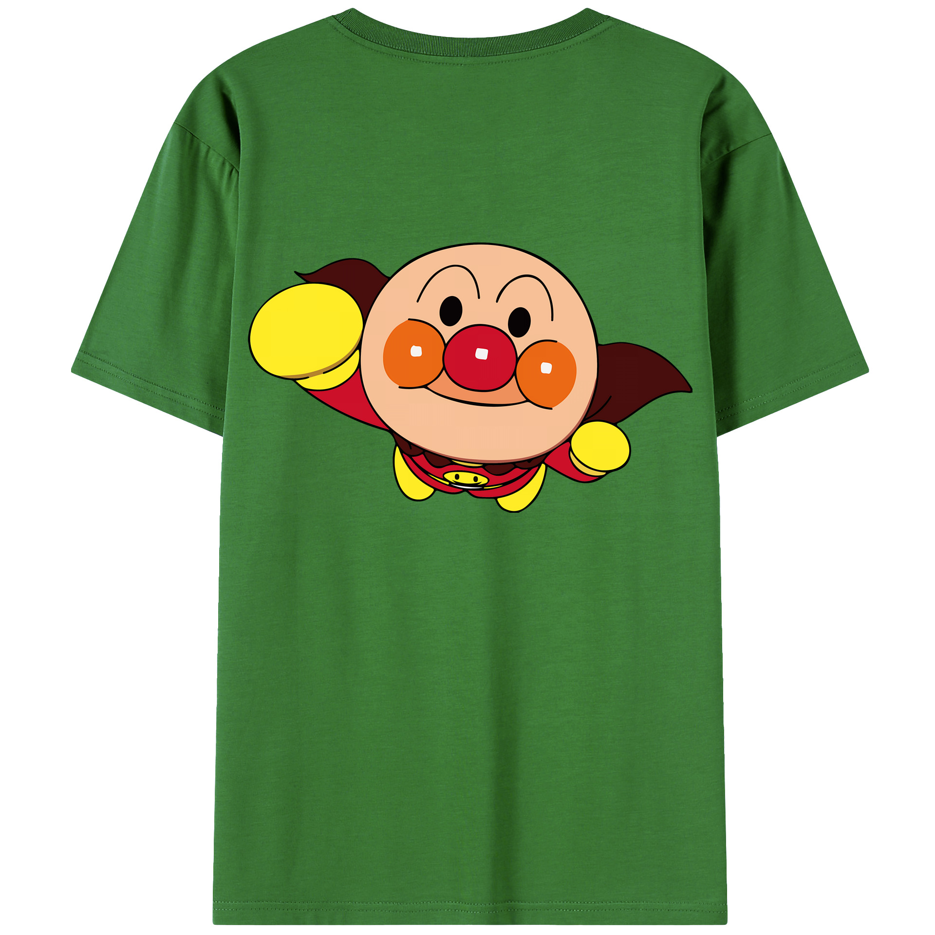 （画像用） アンパンマン Anpanman レディース半袖Tシャツ(バックプリント)